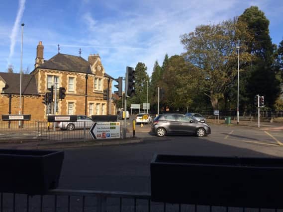 The junction of London Road and Bowling Green Road is Kettering's most polluted area.