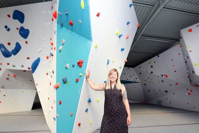 Climbing centre MD Susanne Rees at the facility.