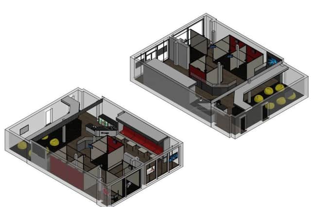 One of the plans for the shop. NNL-190514-175703005