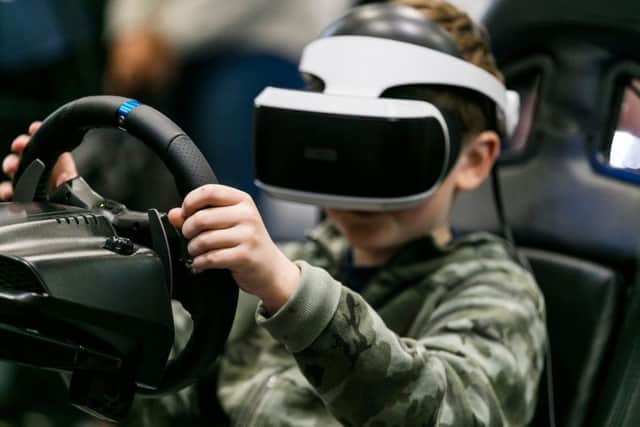 Virtual reality gaming file pic