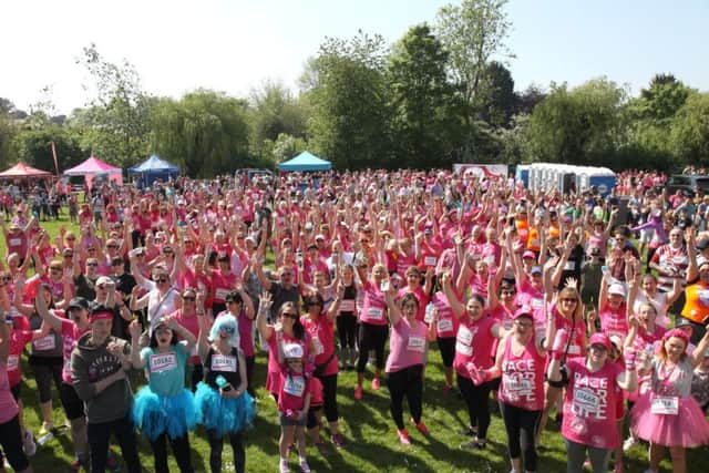 A huge 1,200 people took park in Race for Life in Corby last year
