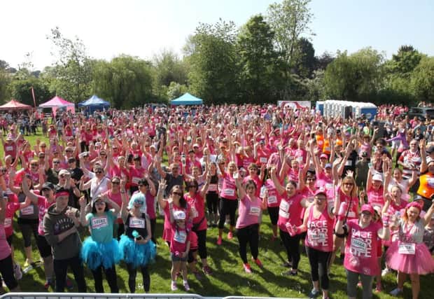 A huge 1,200 people took park in Race for Life in Corby last year