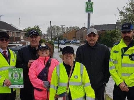 Street Watch members in Kettering.