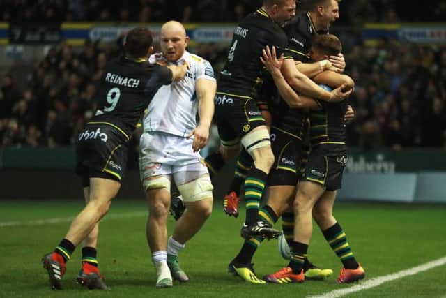 Saints beat Exeter at Franklin's Gardens in December
