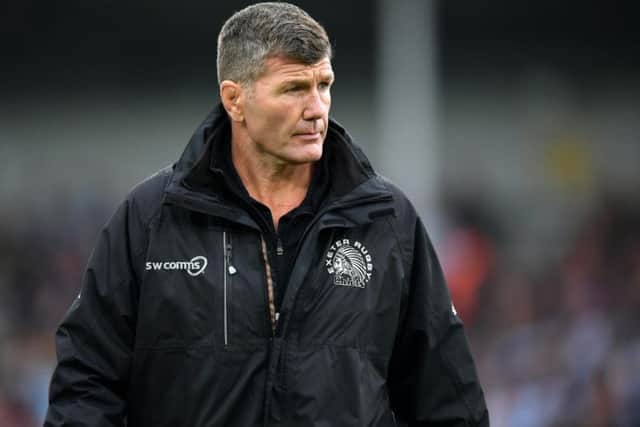 Exeter boss Rob Baxter