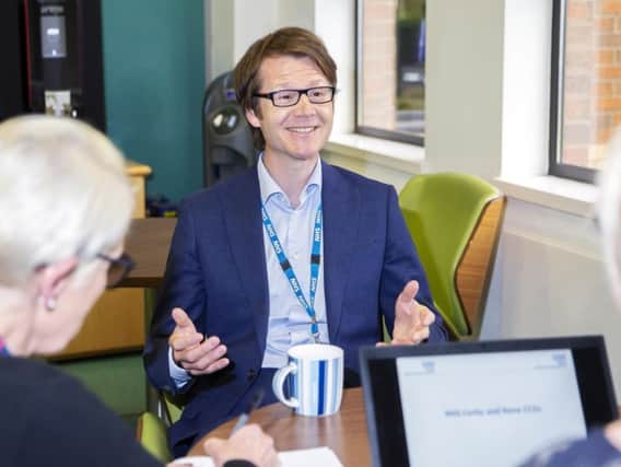 Toby Sanders has been leading the county's two clinical commissioning groups since November.