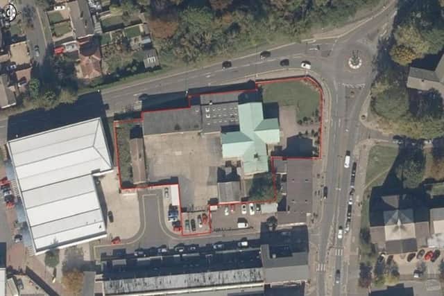 The TA Centre (CVCS) site in Elizabeth Street, Corby, extends to nearly an acre NNL-190523-144720005