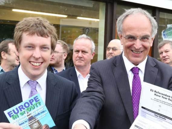 Corby MP Tom Pursglove and Wellingborough MP Peter Bone have consistently campaigned in favour of Brexit