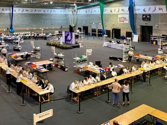 Results will be declared at Kettering Conference Centre