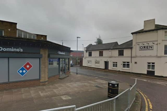 The taxi driver was robbed on Bank Holiday Monday