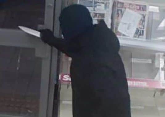 CCTV of the suspect.
