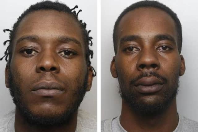 Drug dealers Kayongo Shuleko (left) and Jerome Smikle (right) murdered Josh Bains over a 40 drug debt they owed him.