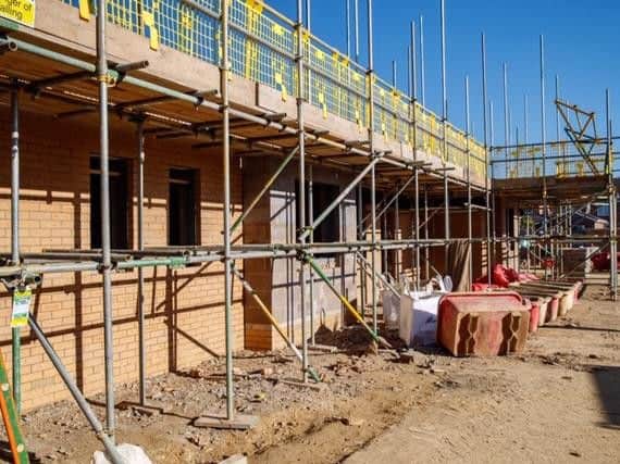 Building work is well under way at the Solomon Place development in Lea Way,
Wellingborough, and the site is due to be completed this summer.