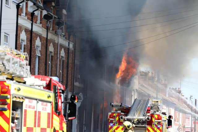 Large Fire: Kettering: Kettering Bedding Centre, fire at business in Regent Street, Kettering.
Fire and Police on scene
Monday, May 13th 2019 NNL-190513-153802009