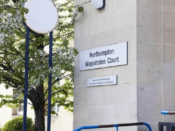 The three men appeared at Northampton Magistrates Court today (Friday)