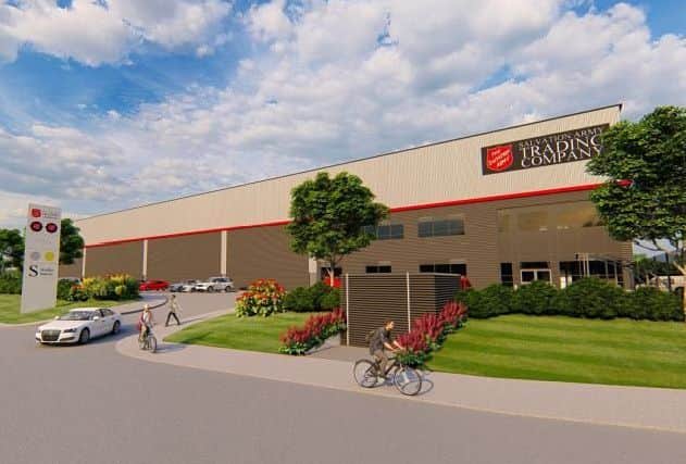 An artist's impression of the site.