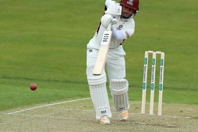 Ricardo Vasconcelos hit a century on the second day at Durham