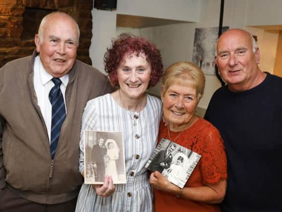 L-r David and Ann Stewart with Christine and David Cumberpatch.