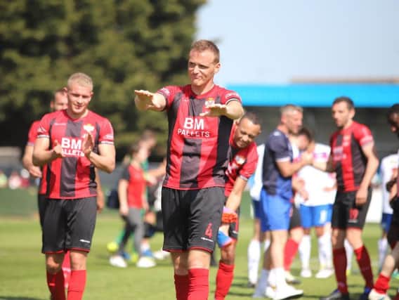 Brett Solkhon is staying on at Kettering Town