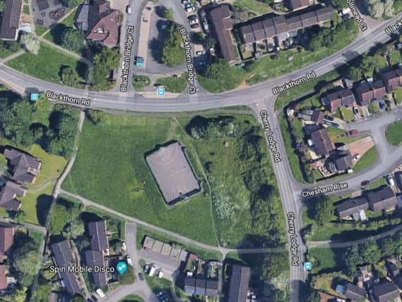 The victimwas stopped by two men while on a footpath across a grassed area between Blackthorn Road and Cherry Lodge Road