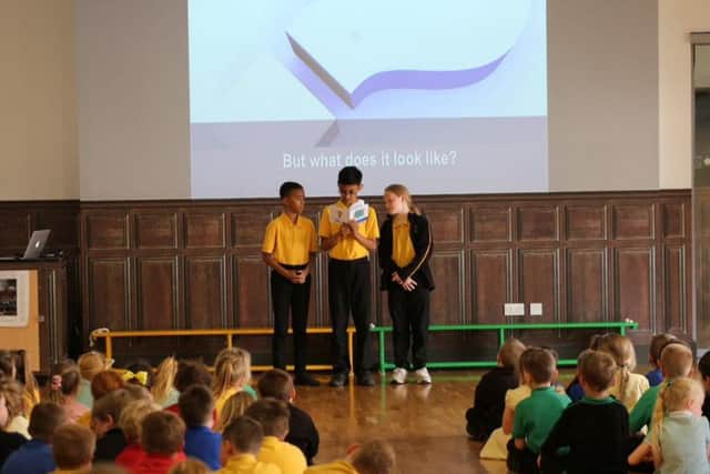 Pupils launch their book