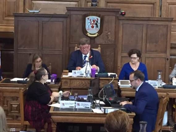 There was a heated debate yesterday about Cllr Birch's suggestion to draw up a poverty strategy.