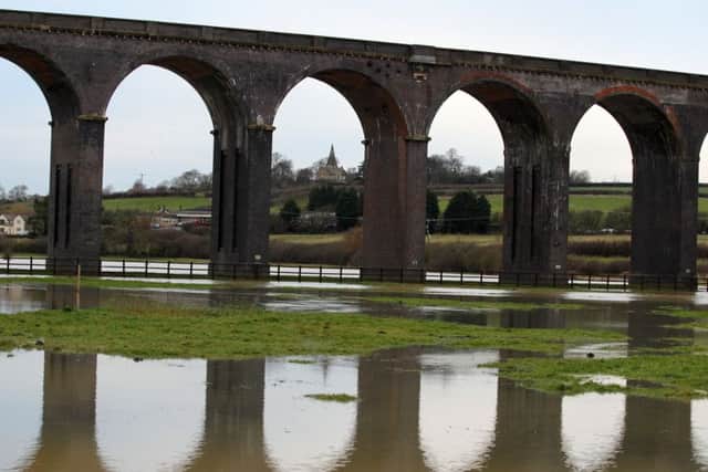 The train will cross the Harringworth viaduct on Saturday morning