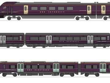 The trains have a classic look