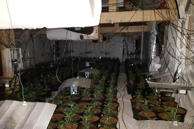 Gas workers found the drugs after arriving to disconnect the property. Credit: EN Police Team