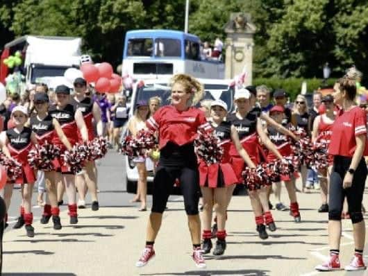 A lively dance display at last year's Wellingborough Party Weekend.