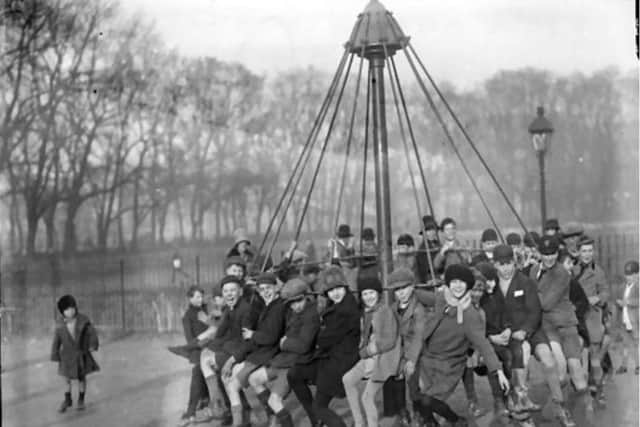 The ride gradually disappeared from UK playgrounds.