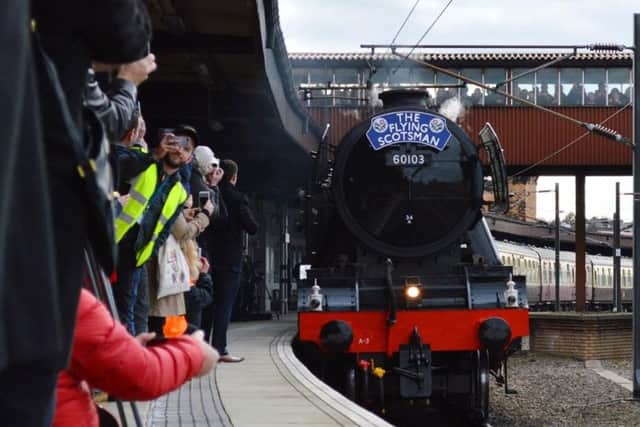 The Flying Scotsman is visiting Northants tomorrow