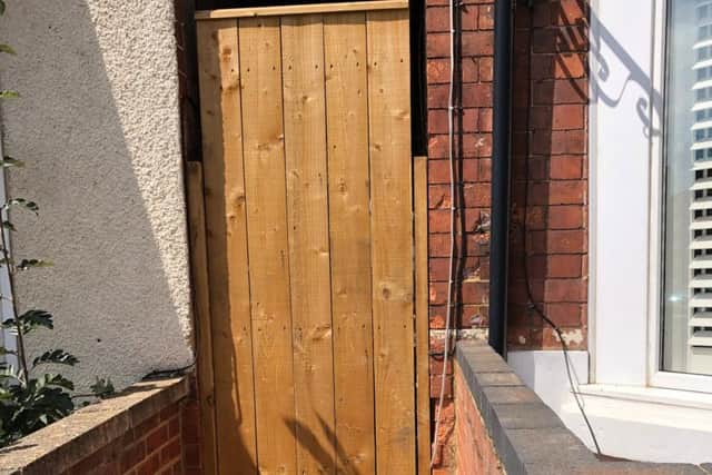 Cannabis farms often have reinforced doors, strong locks, and fences and gates built where there were none previously to stop intruders.