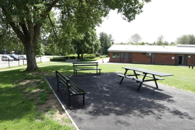 Corby: West Glebe Park new picnic table