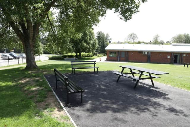 Corby: West Glebe Park new picnic table