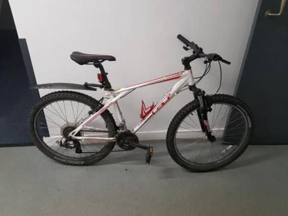 Is this your bicycle?