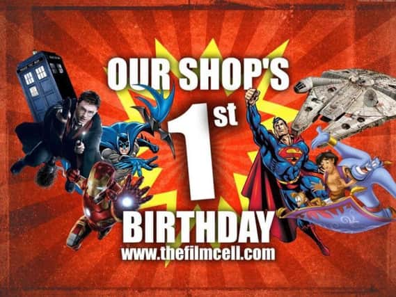 The shop is celebrating its first birthday.