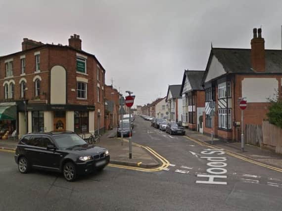 The man was attacked on Hood Street, Northampton. Photo: Google