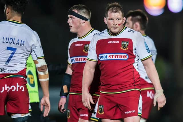 Dylan Hartley has not played since Saints beat Worcester at Sixways in December