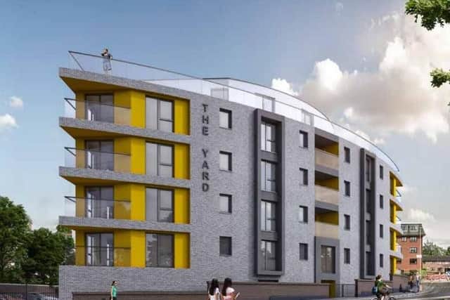 An artist's impression of the site.