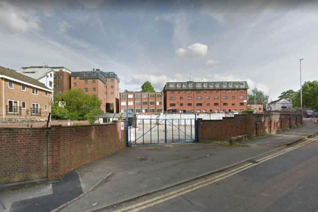 This is where the flats would be built. Credit: Google