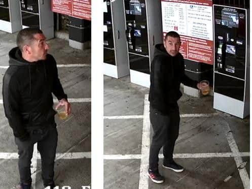 Do you know this man? Northamptonshire Police want to speak with him about an attempted armed robbery.