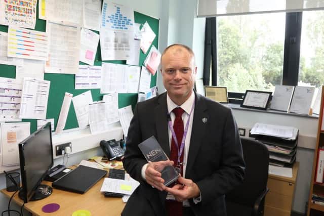 Andy Burton: Northants Headteacher of the year