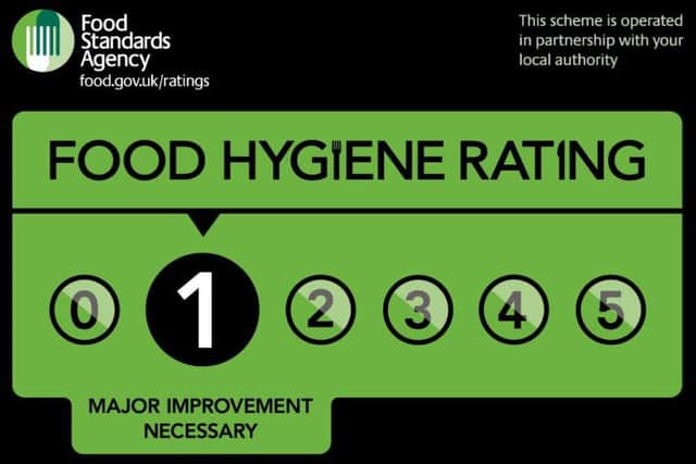 These are the places with the worst hygiene ratings