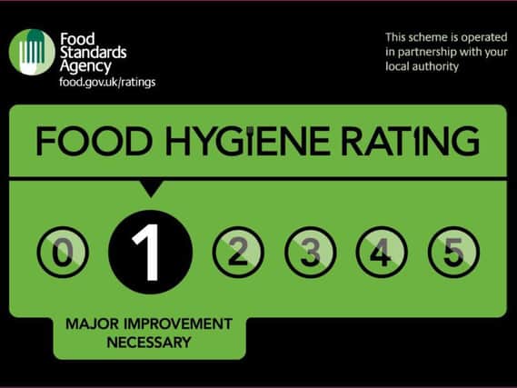 These are the places with the worst hygiene ratings