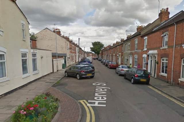 The incident was on Hervey Street, Northampton. Photo: Google