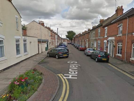 The incident was on Hervey Street, Northampton. Photo: Google