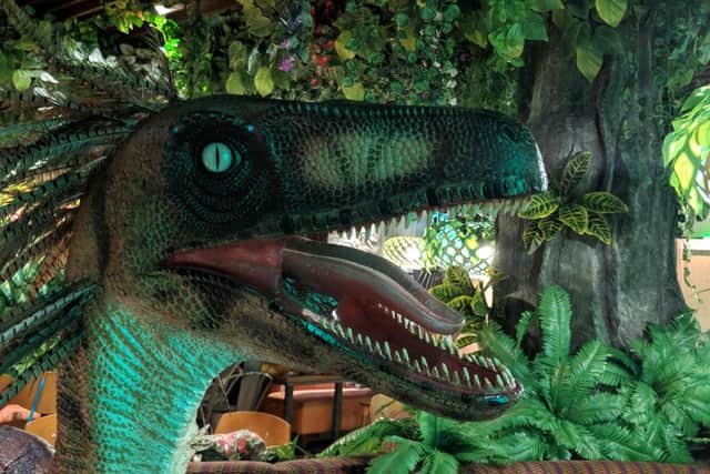 Jurassic Grill is opening this weekend.