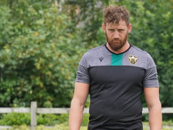 Saints forward Tom Wood is confident his side can cope with the extra expectation this season (picture: Northampton Saints)