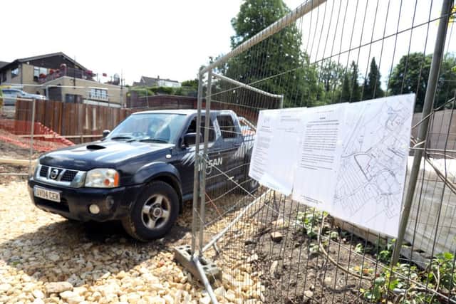 The second site notice was served on Monday